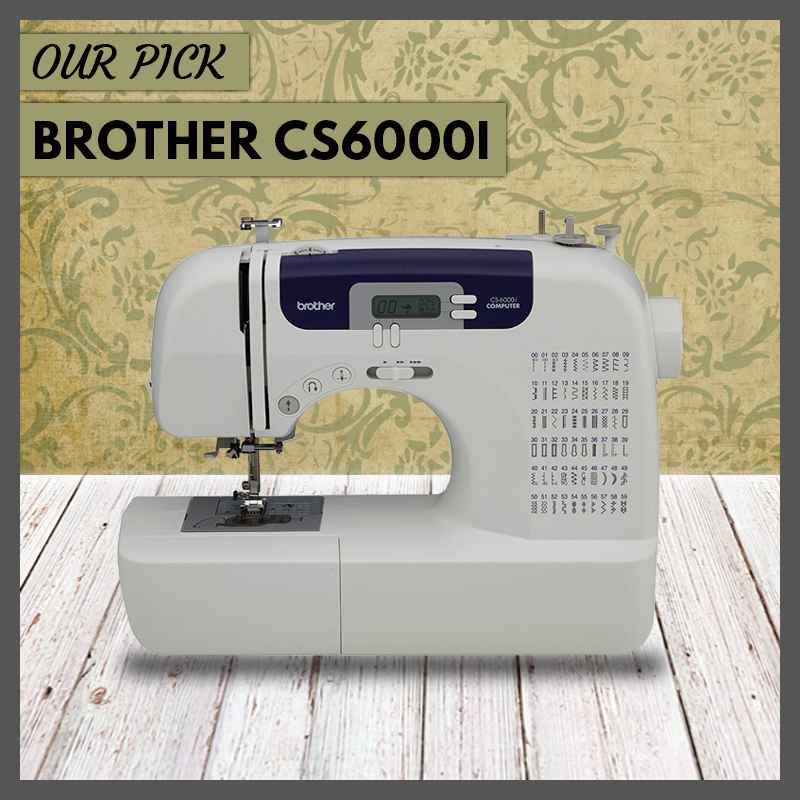  Brother cs6000i 60-Stitch Computerized Sewing Machine with Wide Table