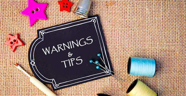 how to make a sewing table: Tips and warnings