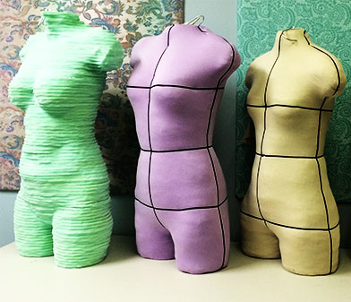 how to make your own dress form: You can also choose foam for your dress form
