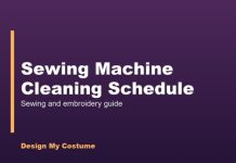 Sewing Machine Cleaning Schedule Sewing Machine Cleaning Schedule