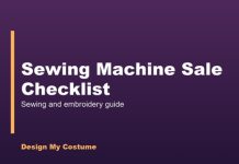 Sewing Machine Sale Checklist Sewing Machine Sale Checklist