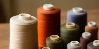 Best Thread Types for Different Fabrics Assortment of sewing thread spools in different weights and colors